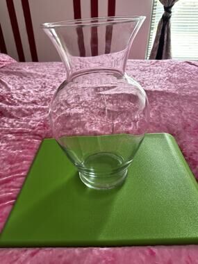 Glass Vase Clear Classic Home Decor Floral Arrangements